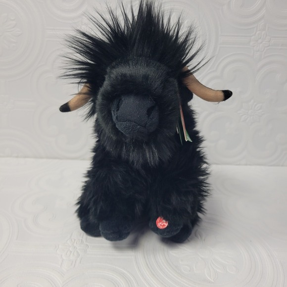 Living Nature Other - Highland Cow Plush Doll Baby Stuffed Animal Soft Toys Scottish Cow New Plays 10"